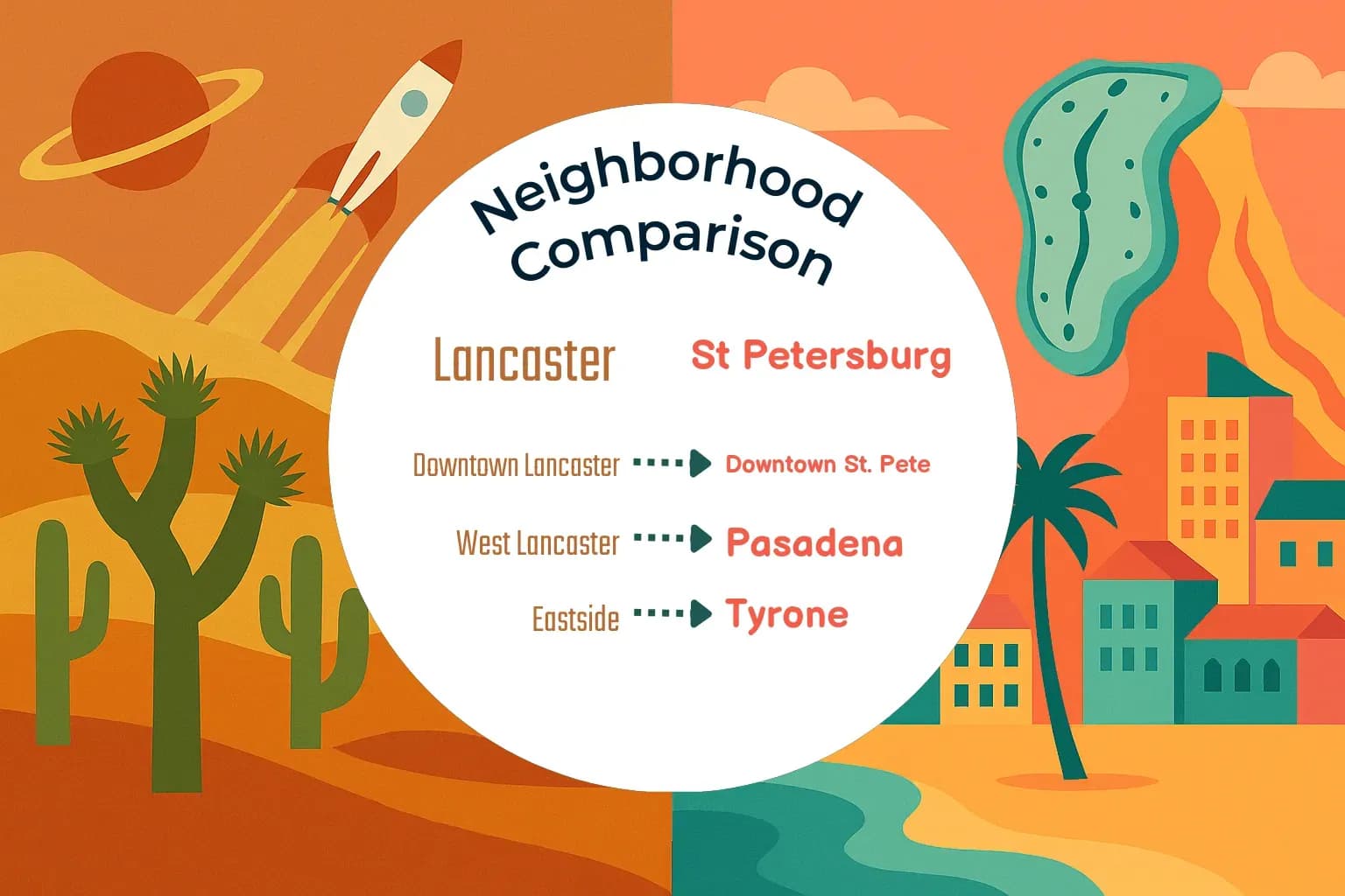 Lancaster vs St. Petersburg Neighborhood Comparison