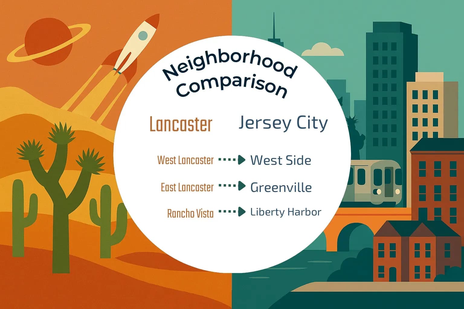 Lancaster vs Jersey City Neighborhood Comparison