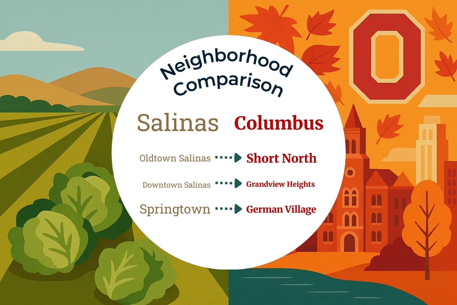Salinas vs Columbus Neighborhood Comparison