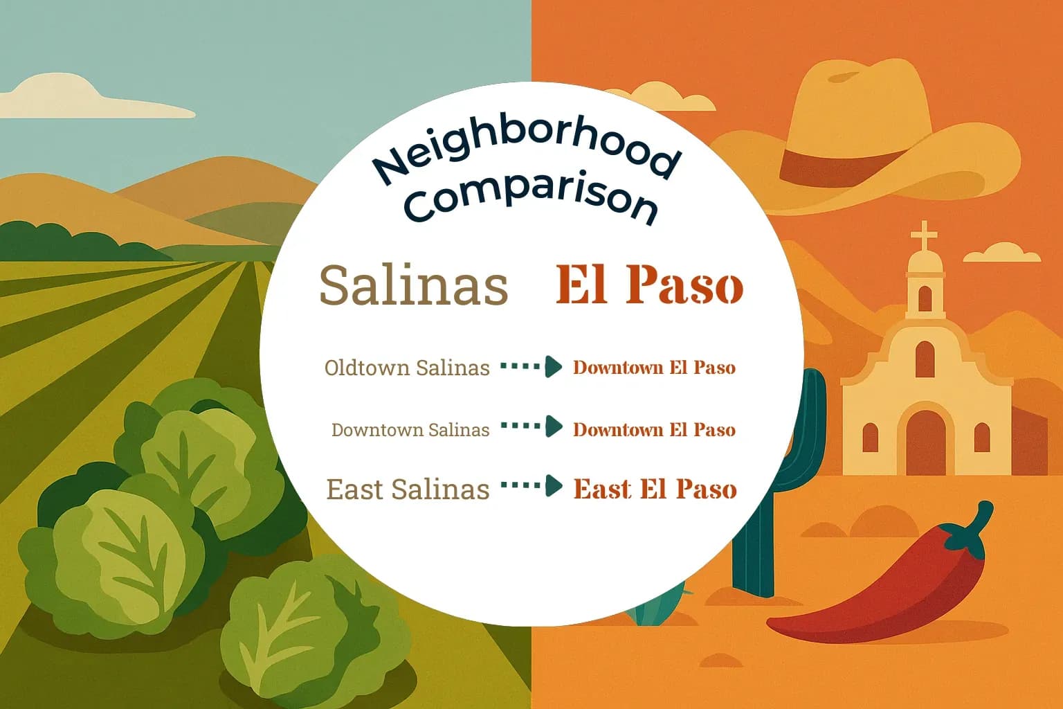 Salinas vs El Paso Neighborhood Comparison