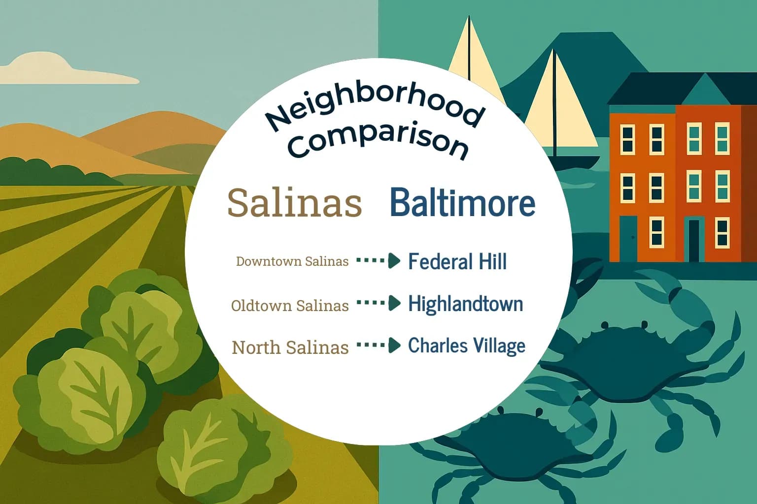 Salinas vs Baltimore Neighborhood Comparison