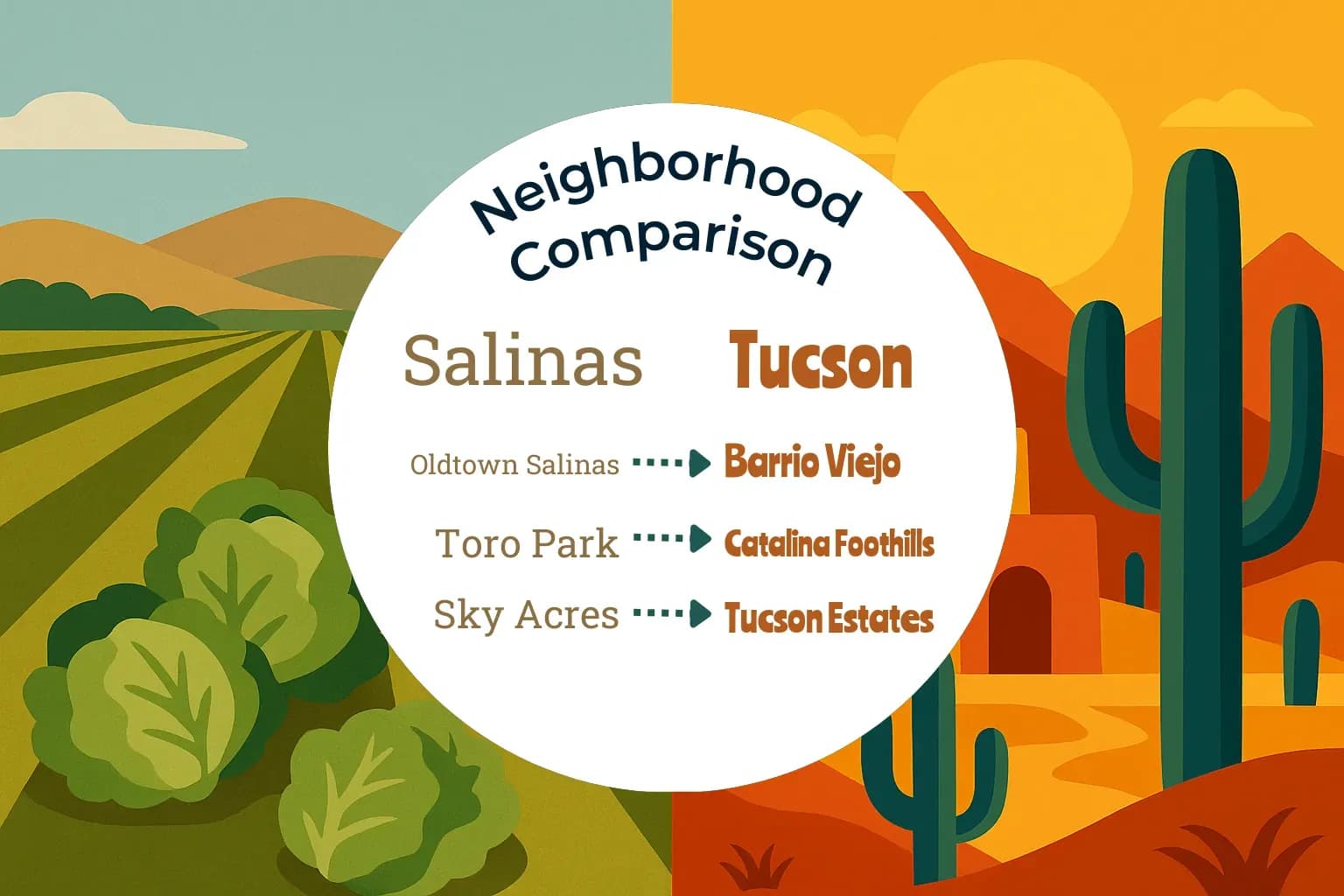 Salinas vs Tucson Neighborhood Comparison