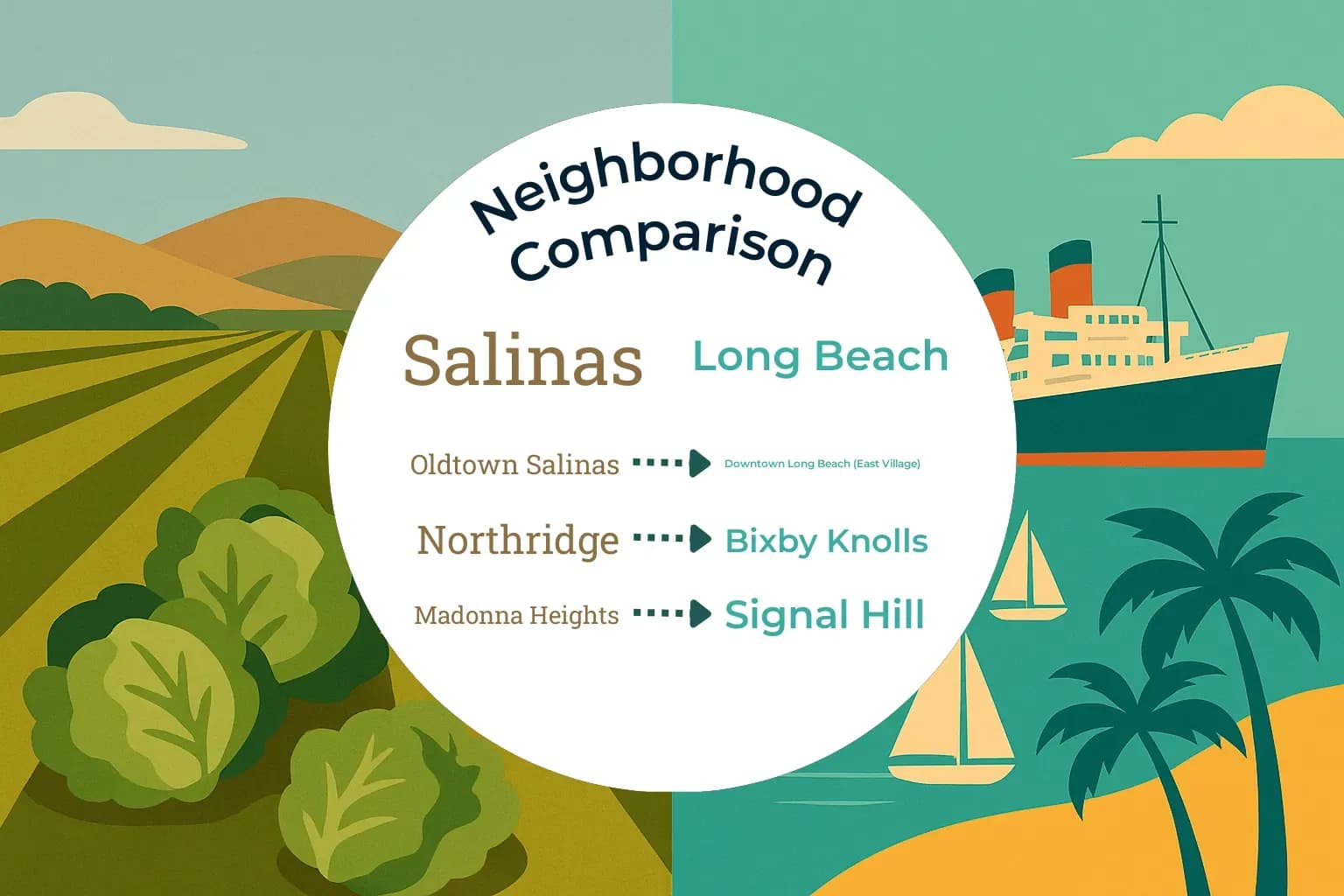 Salinas vs Long Beach Neighborhood Comparison