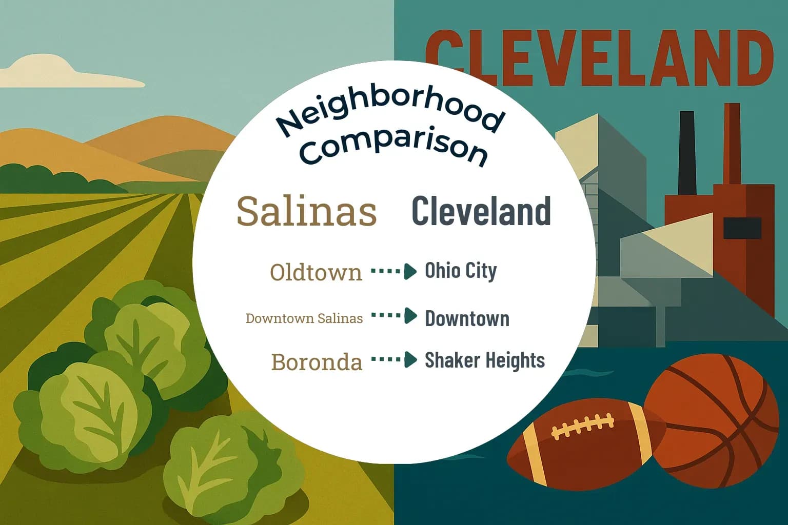 Salinas vs Cleveland Neighborhood Comparison