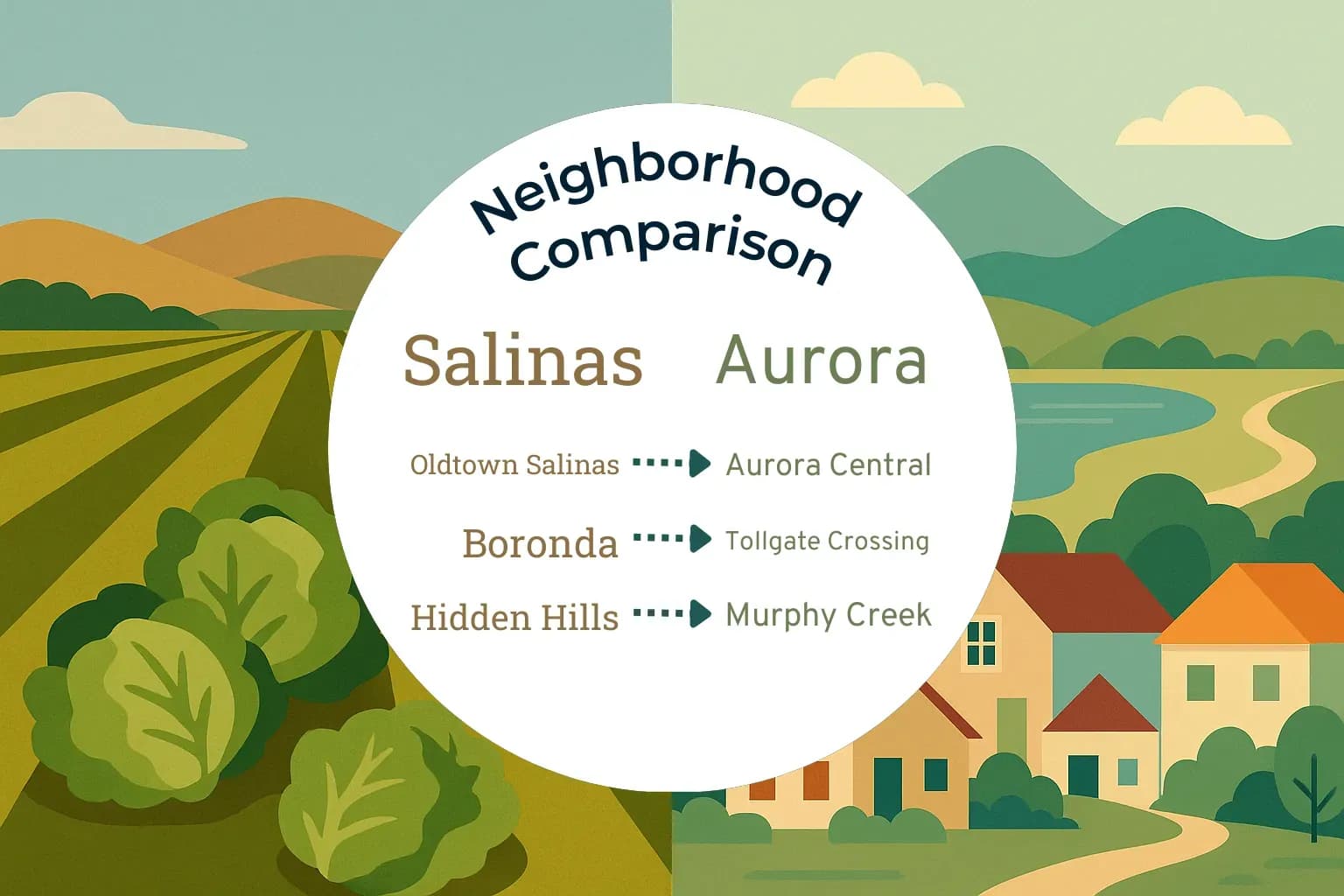 Salinas vs Aurora Neighborhood Comparison