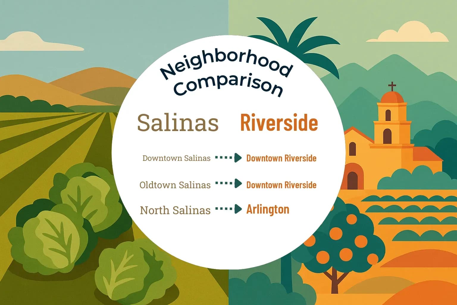 Salinas vs Riverside Neighborhood Comparison