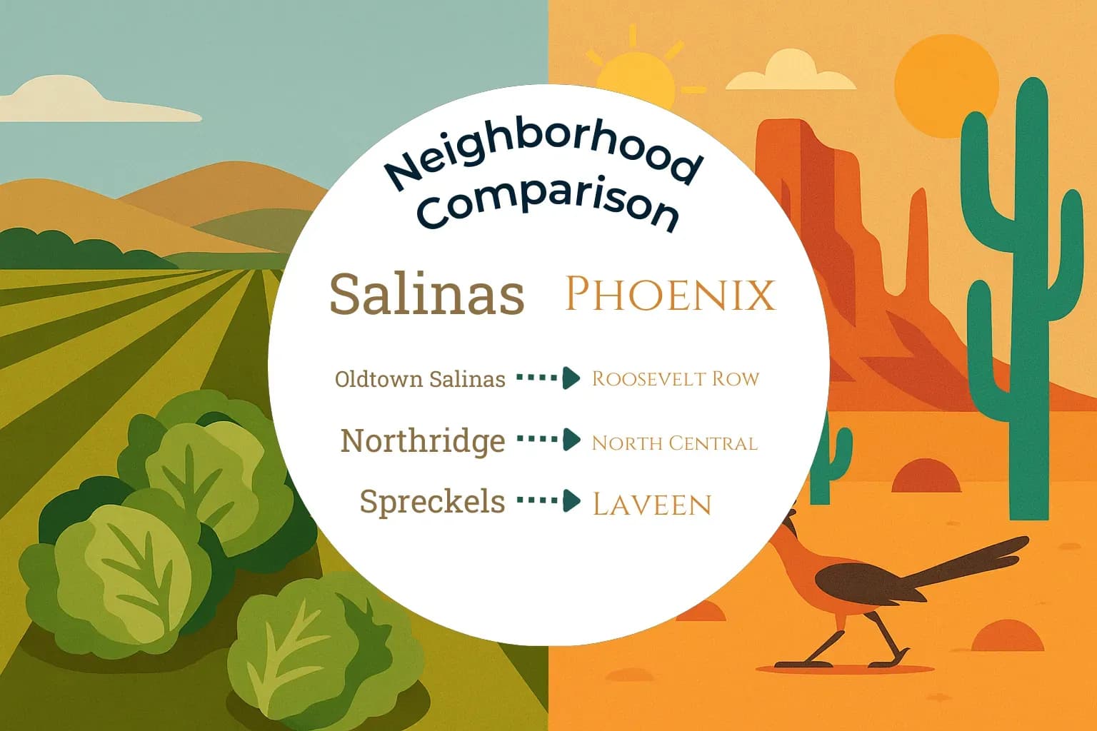 Salinas vs Phoenix Neighborhood Comparison
