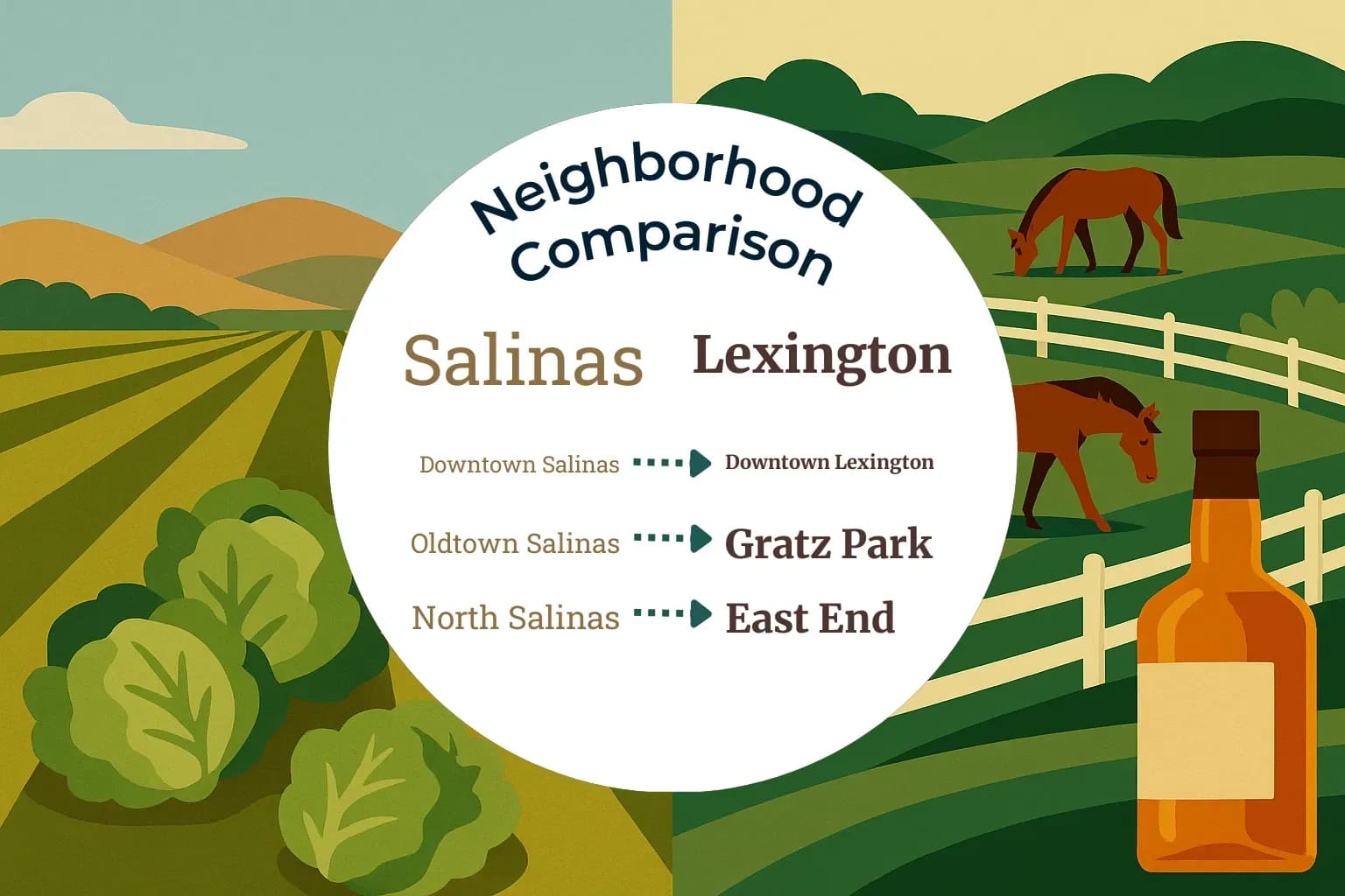 Salinas vs Lexington Neighborhood Comparison