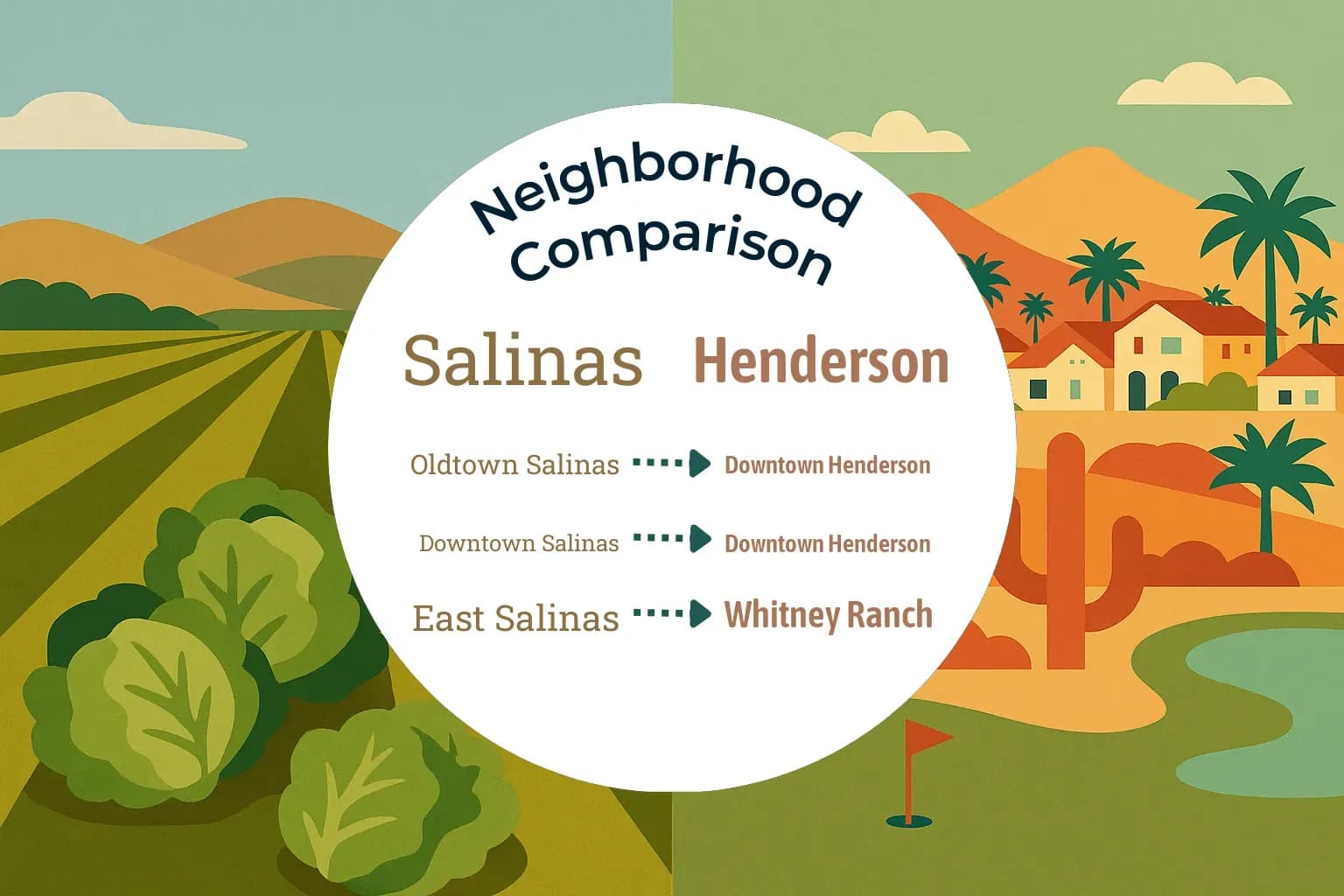 Salinas vs Henderson Neighborhood Comparison