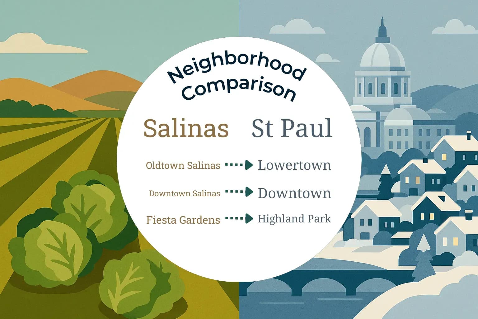 Salinas vs St. Paul Neighborhood Comparison