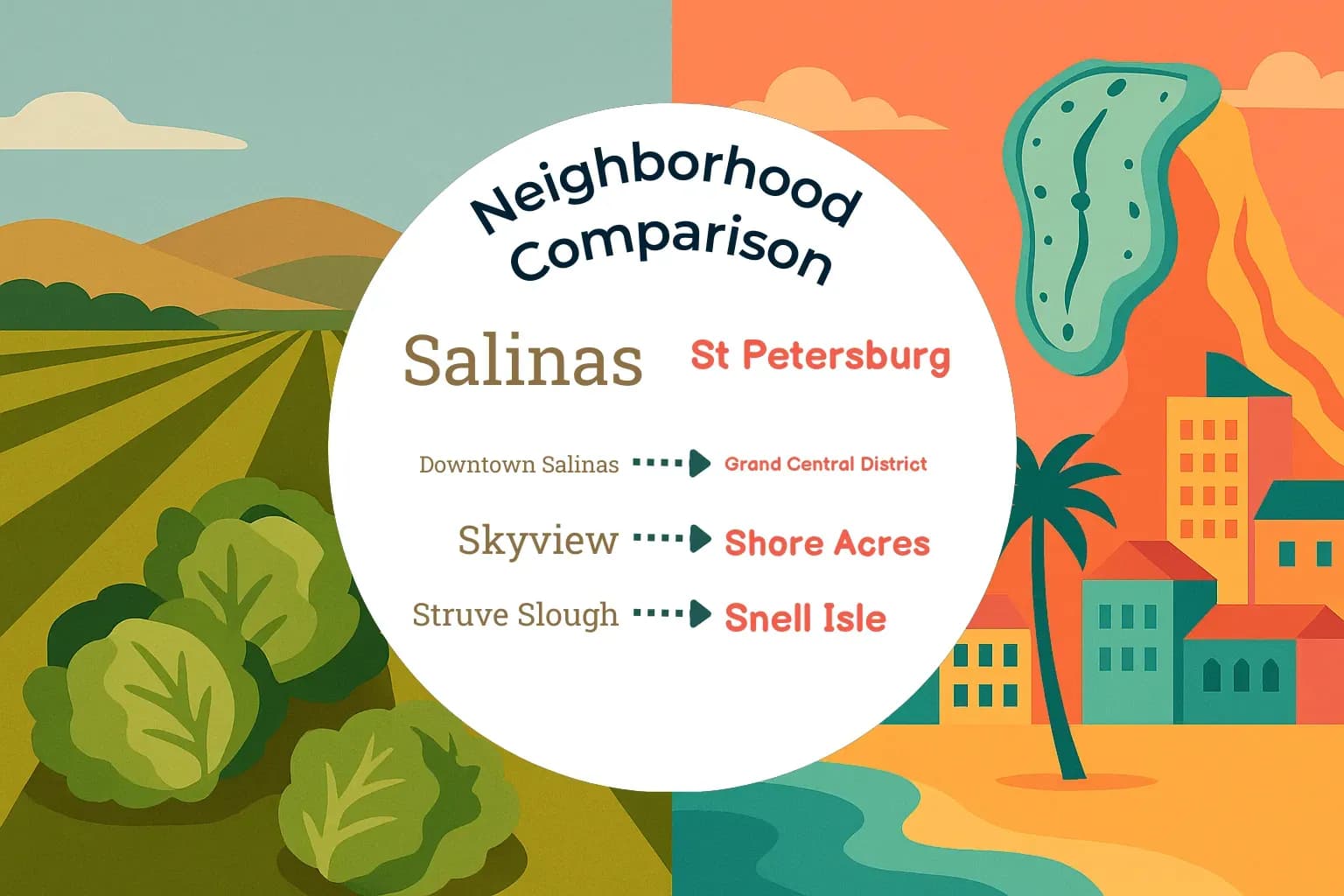 Salinas vs St. Petersburg Neighborhood Comparison