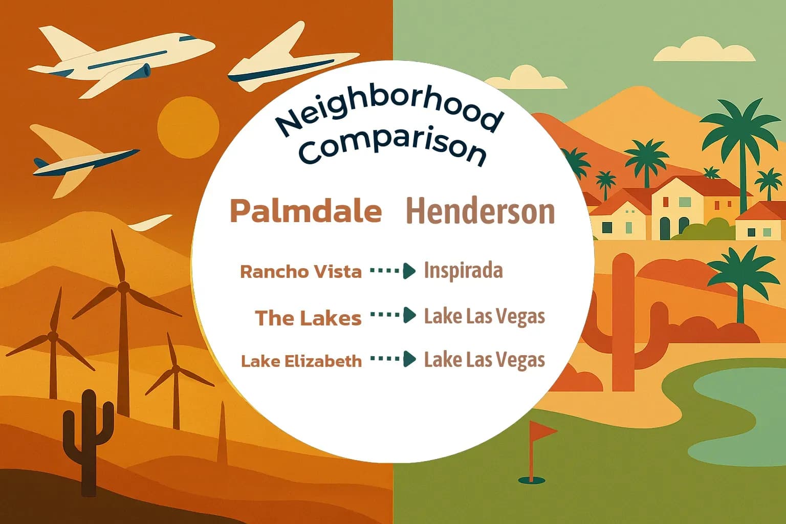 Palmdale vs Henderson Neighborhood Comparison