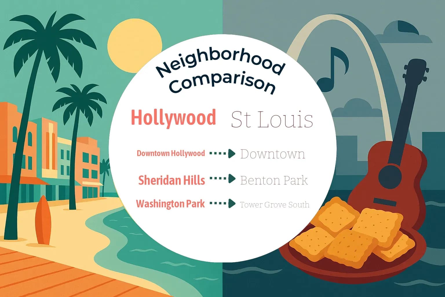 Hollywood vs St. Louis Neighborhood Comparison