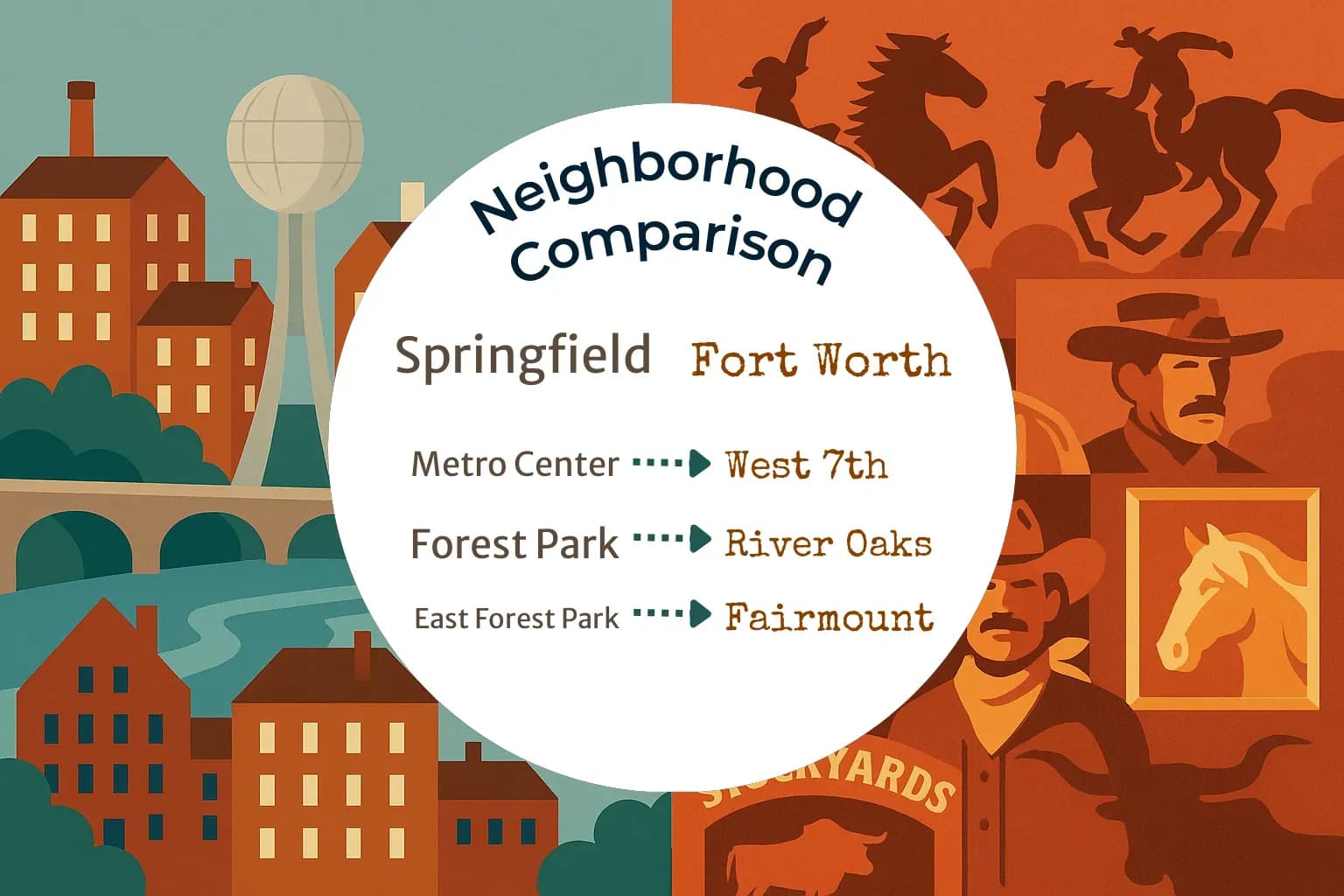 Springfield vs Fort Worth Neighborhood Comparison