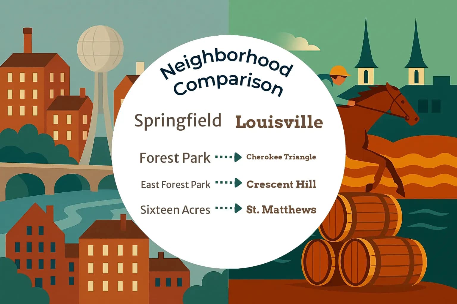 Springfield vs Louisville Neighborhood Comparison