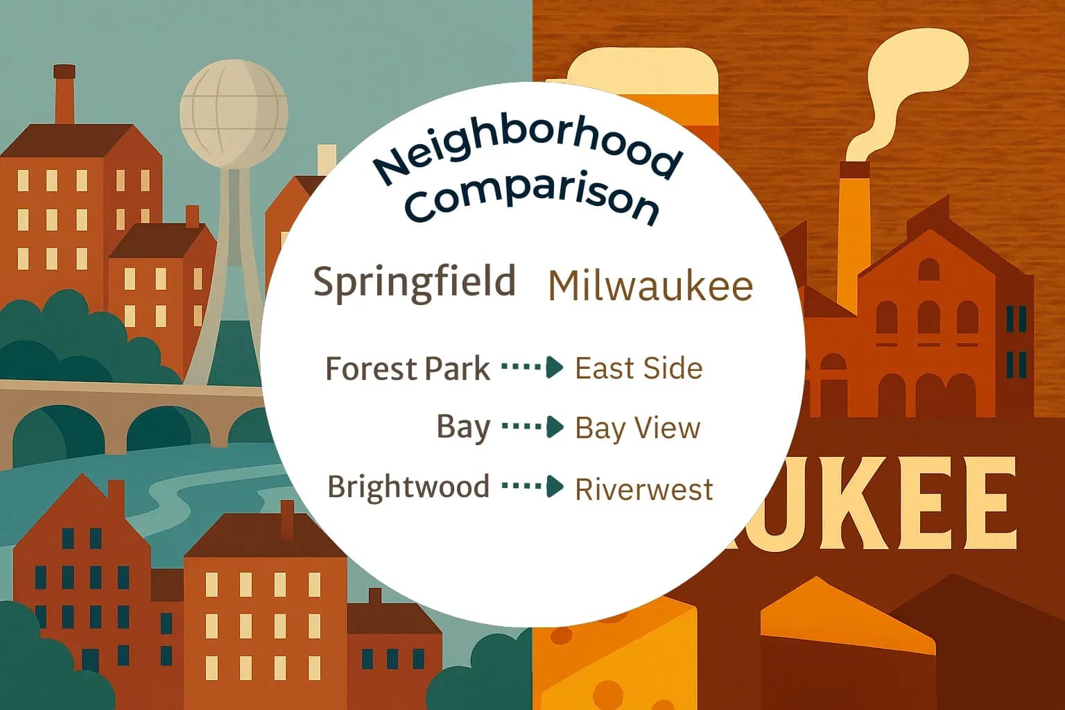 Springfield vs Milwaukee Neighborhood Comparison