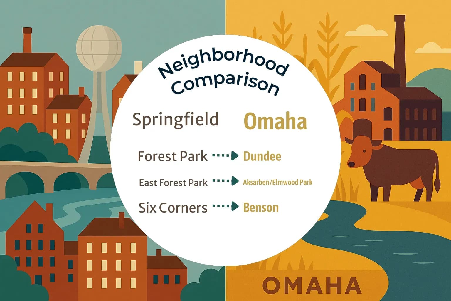 Springfield vs Omaha Neighborhood Comparison