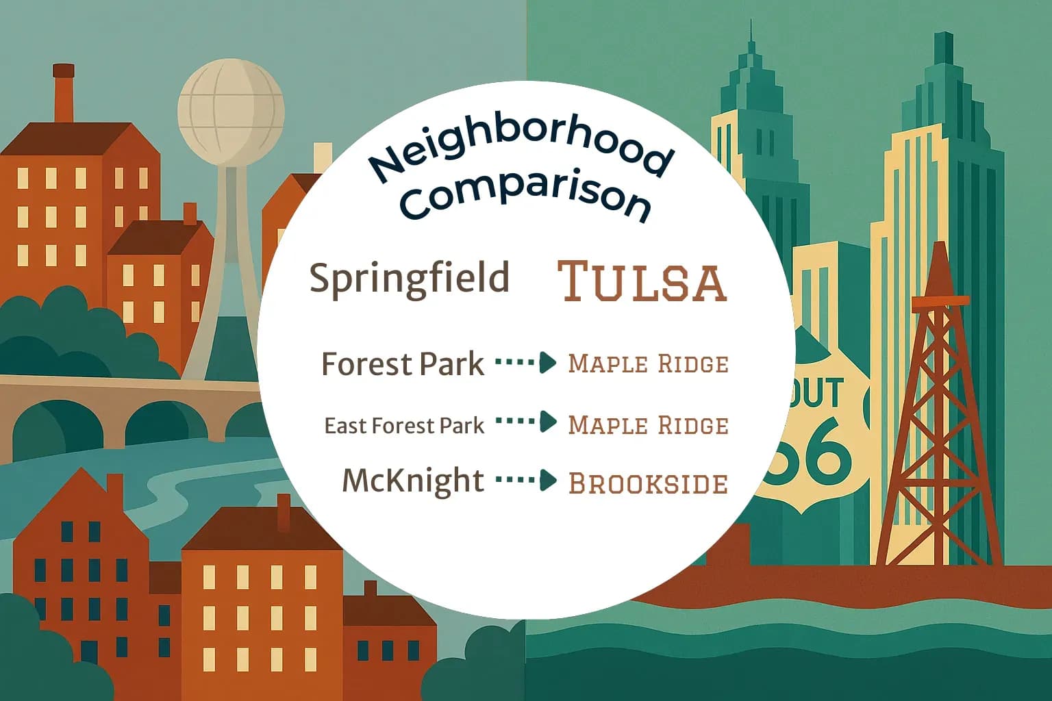 Springfield vs Tulsa Neighborhood Comparison