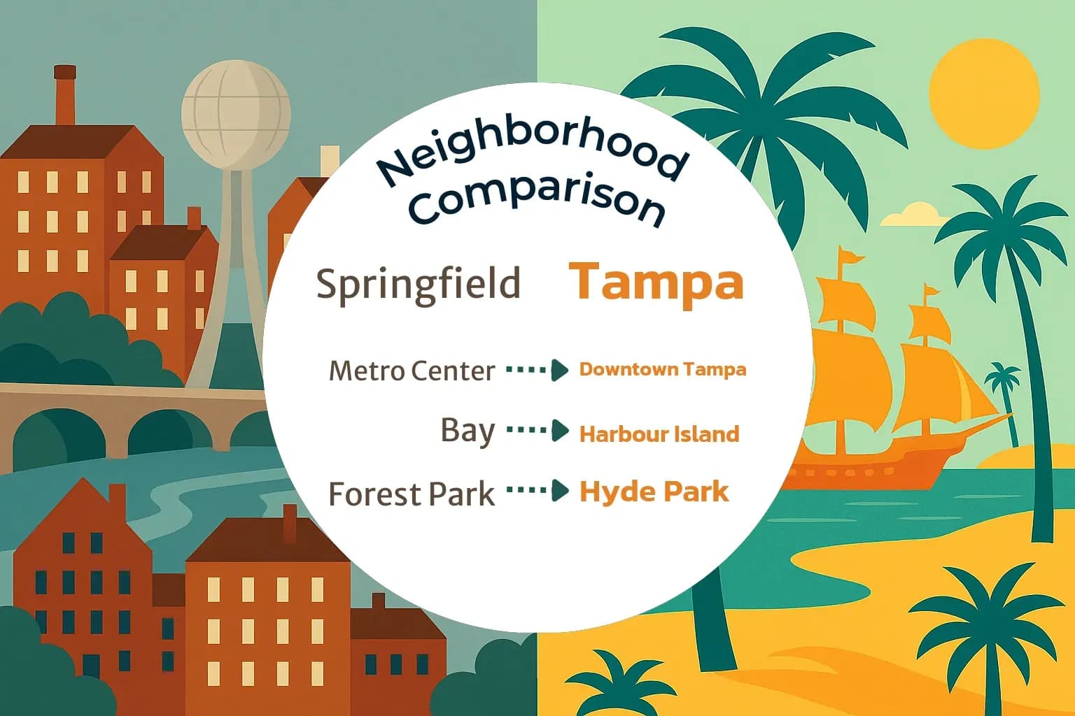 Springfield vs Tampa Neighborhood Comparison