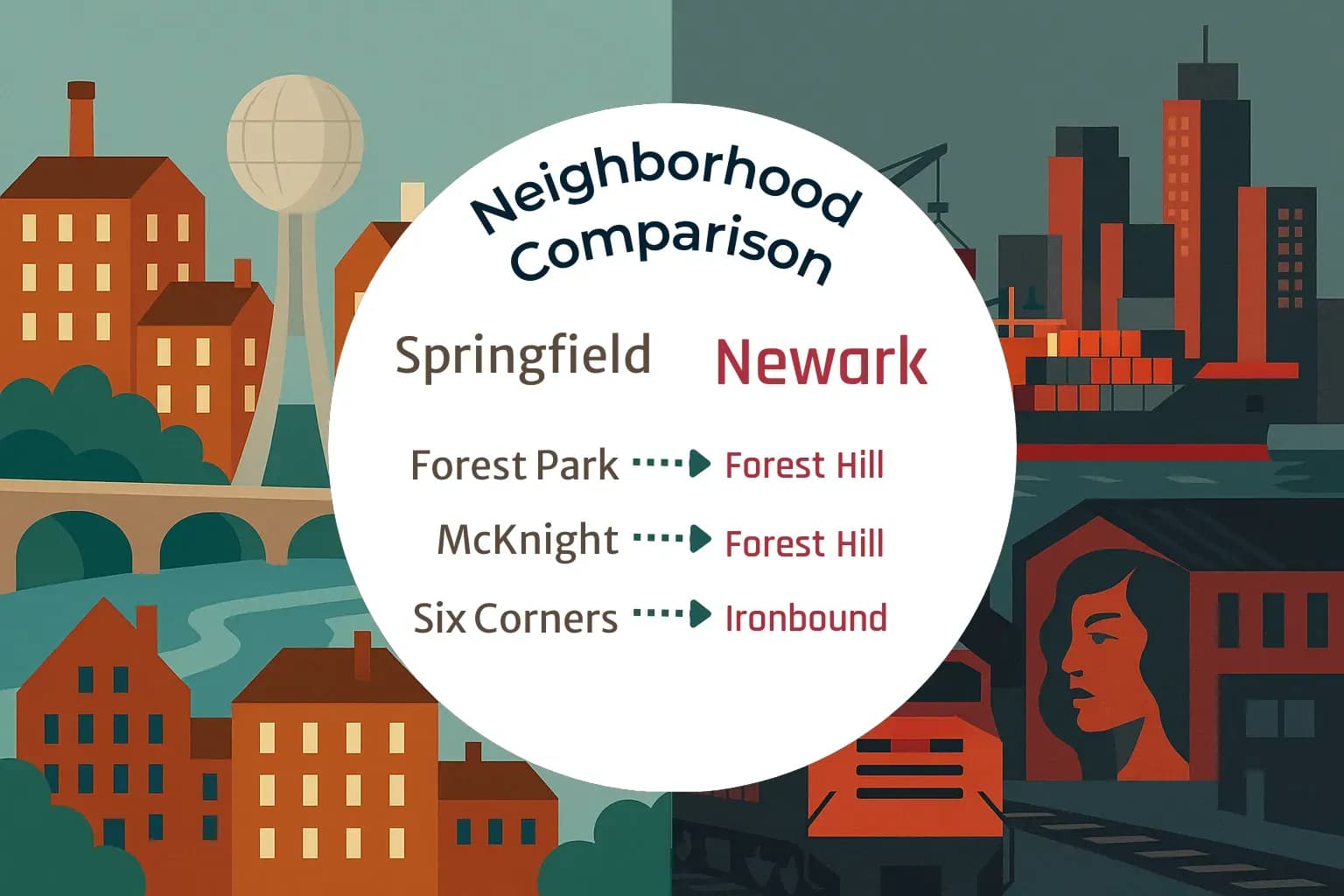 Springfield vs Newark Neighborhood Comparison