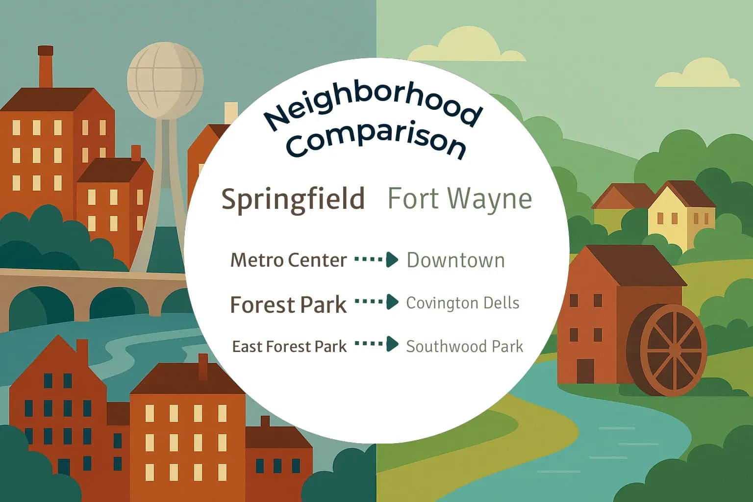 Springfield vs Fort Wayne Neighborhood Comparison
