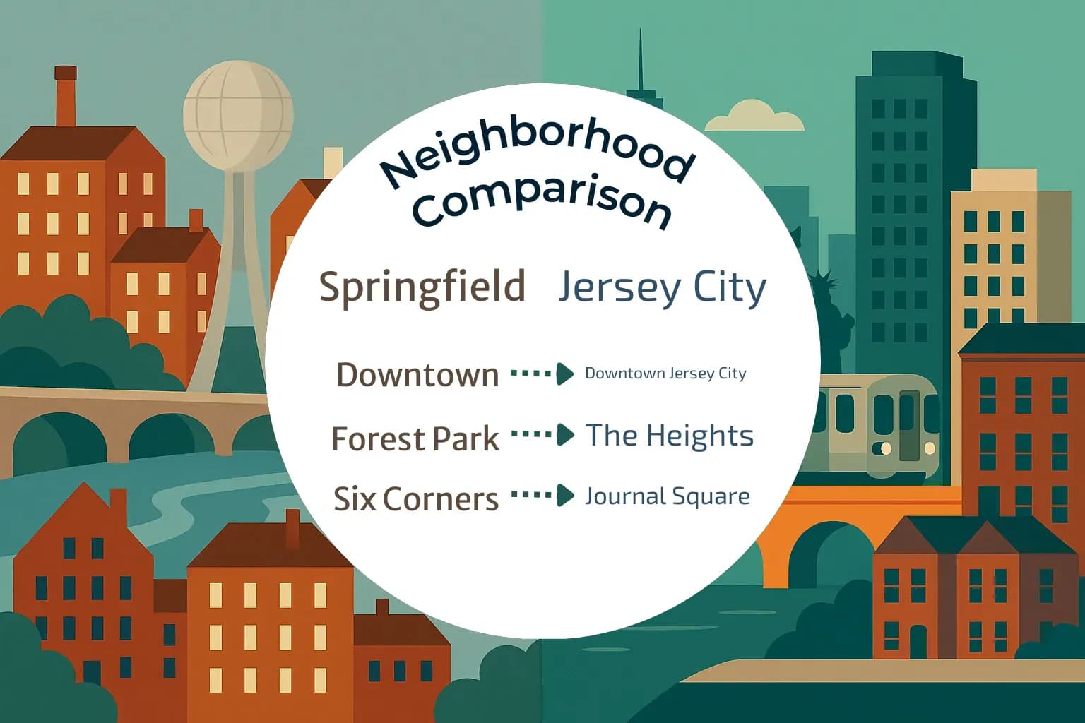 Springfield vs Jersey City Neighborhood Comparison