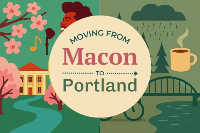 Moving from Macon to Portland