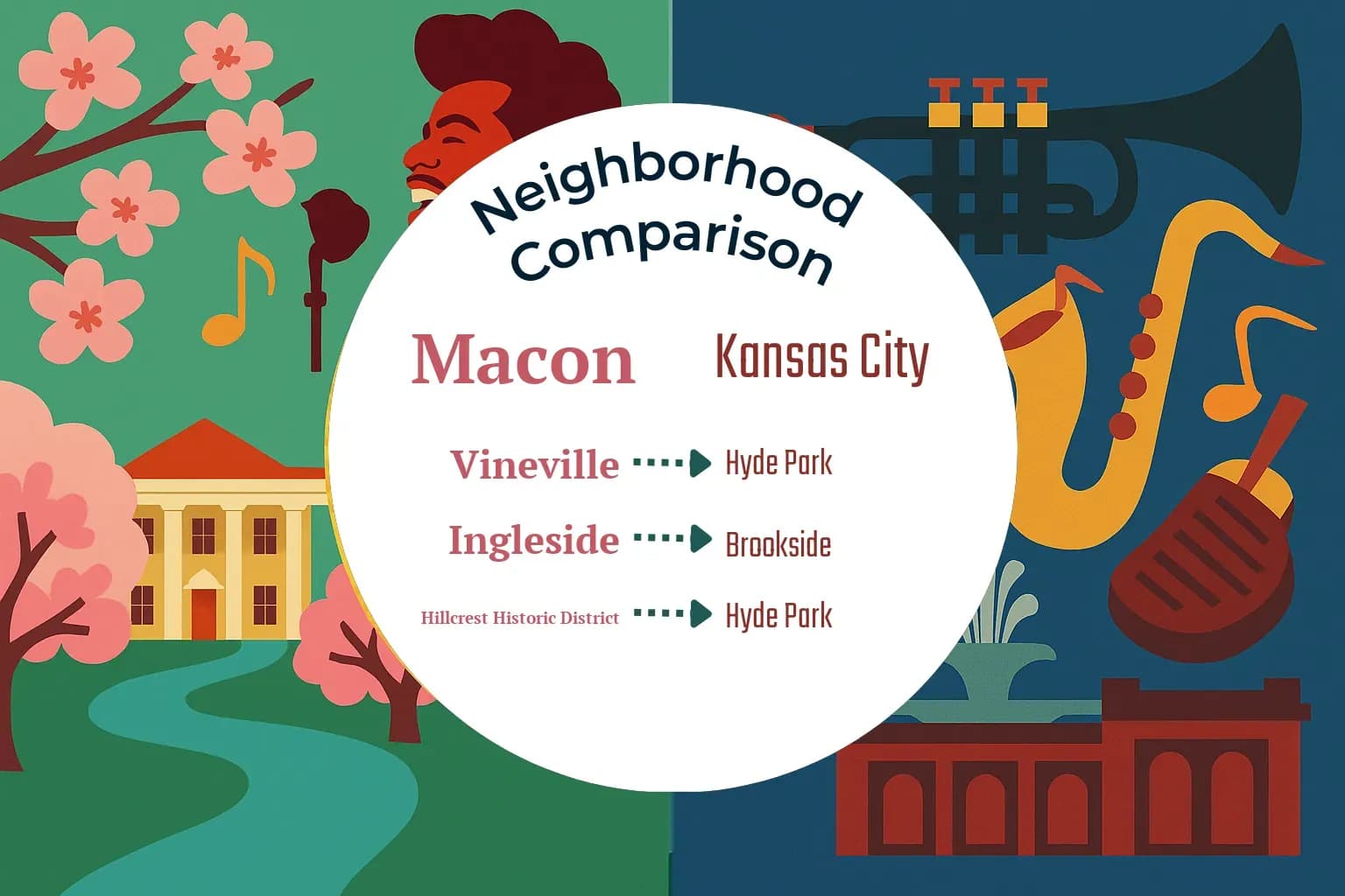 Macon vs Kansas City Neighborhood Comparison
