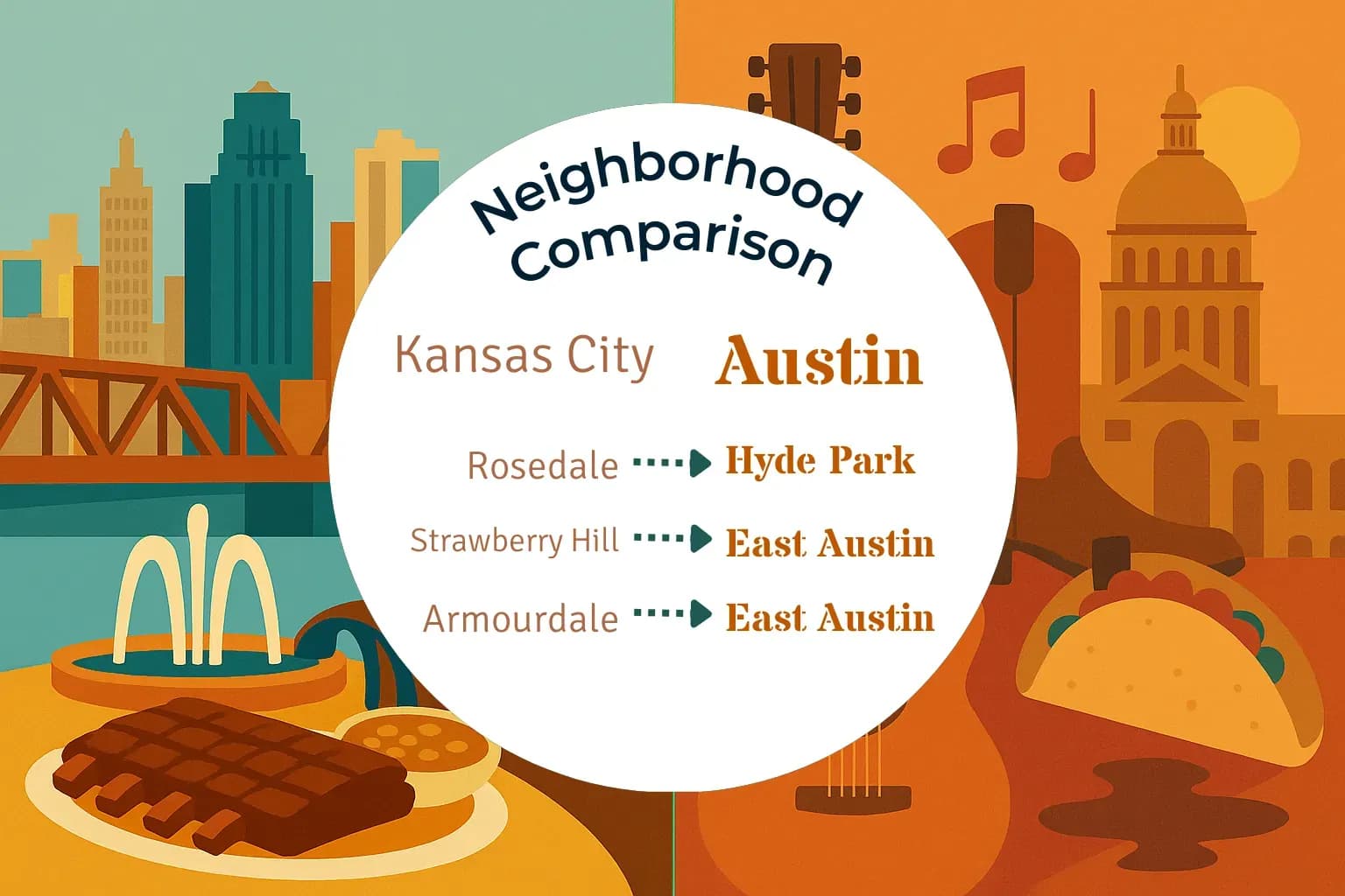Kansas City vs Austin Neighborhood Comparison