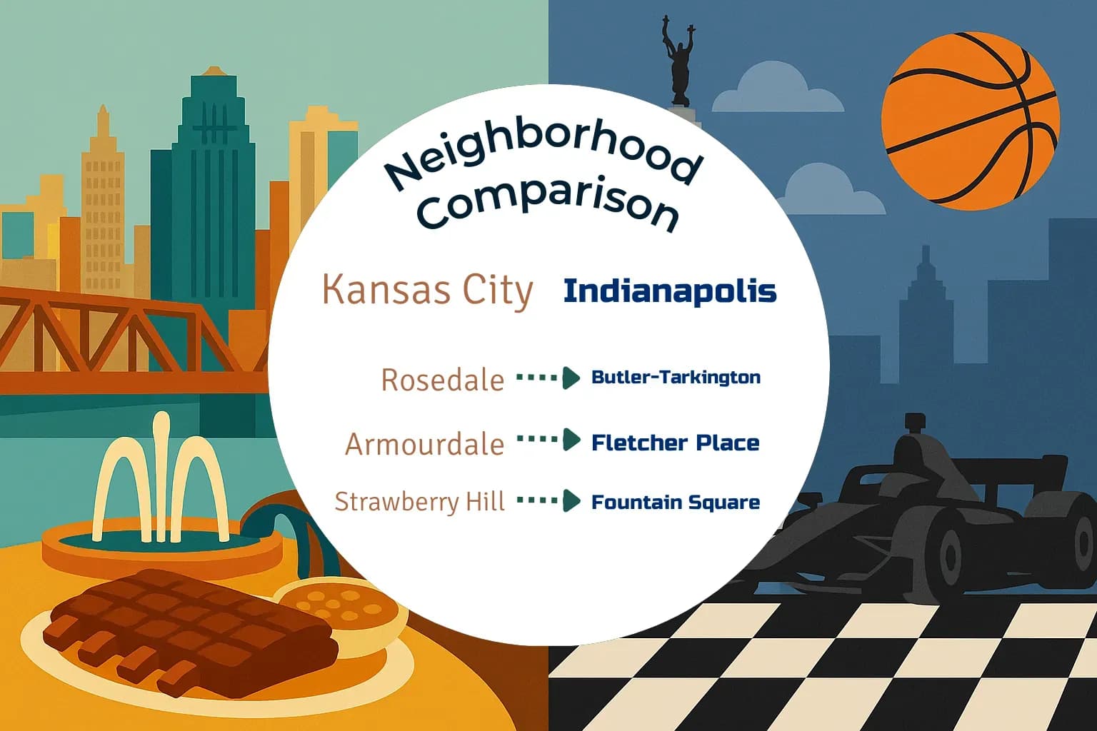 Kansas City vs Indianapolis Neighborhood Comparison