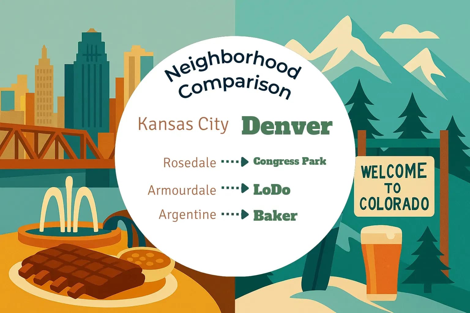 Kansas City vs Denver Neighborhood Comparison