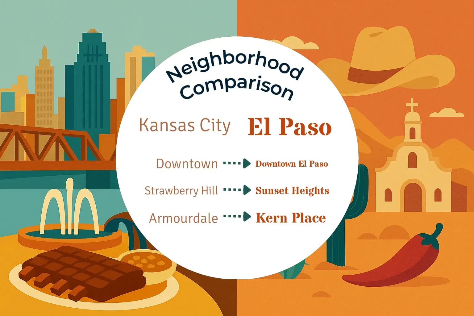 Kansas City vs El Paso Neighborhood Comparison