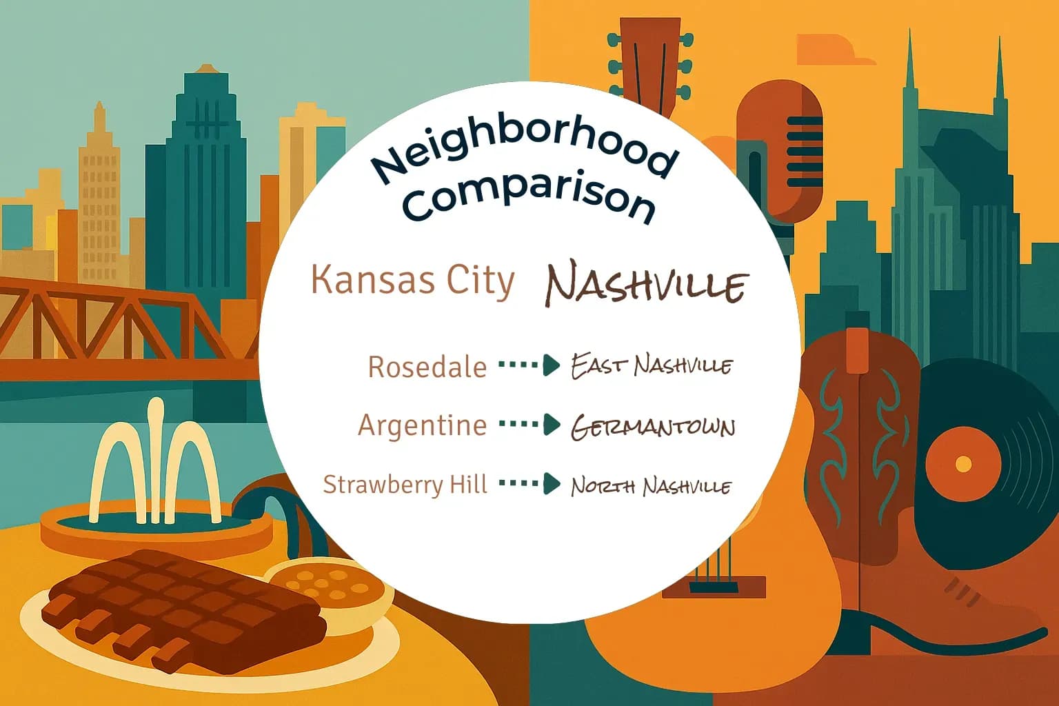 Kansas City vs Nashville Neighborhood Comparison
