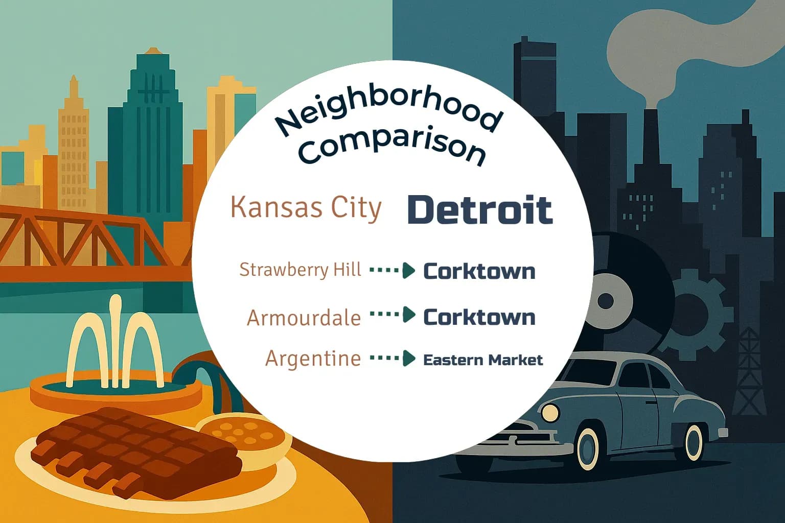 Kansas City vs Detroit Neighborhood Comparison