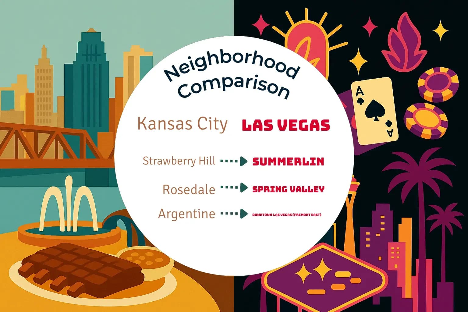 Kansas City vs Las Vegas Neighborhood Comparison