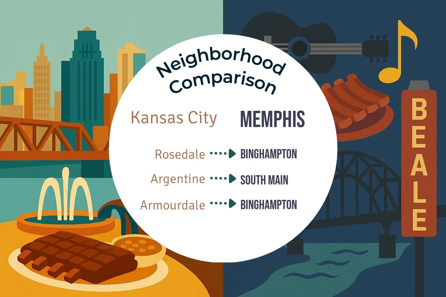 Kansas City vs Memphis Neighborhood Comparison