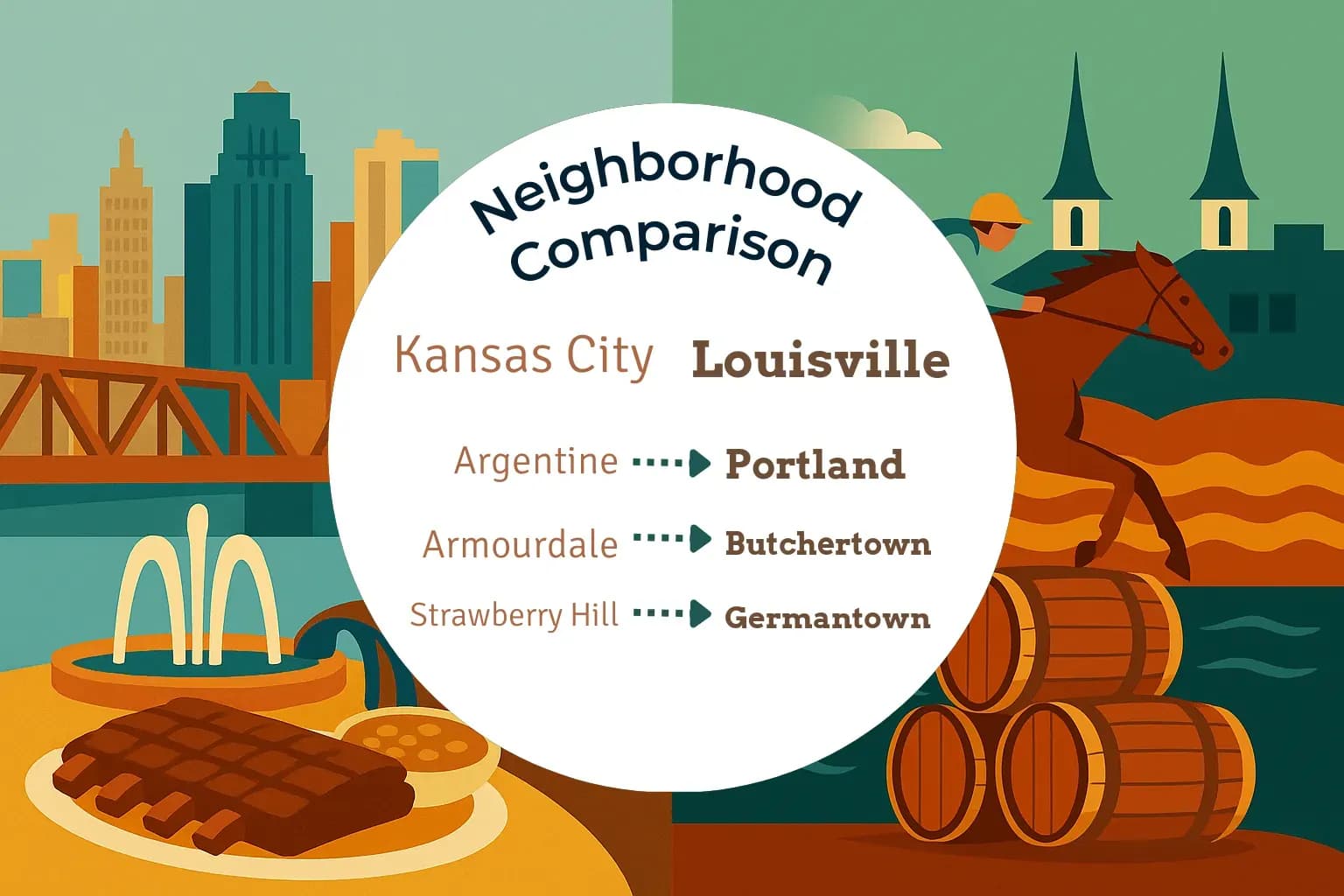 Kansas City vs Louisville Neighborhood Comparison