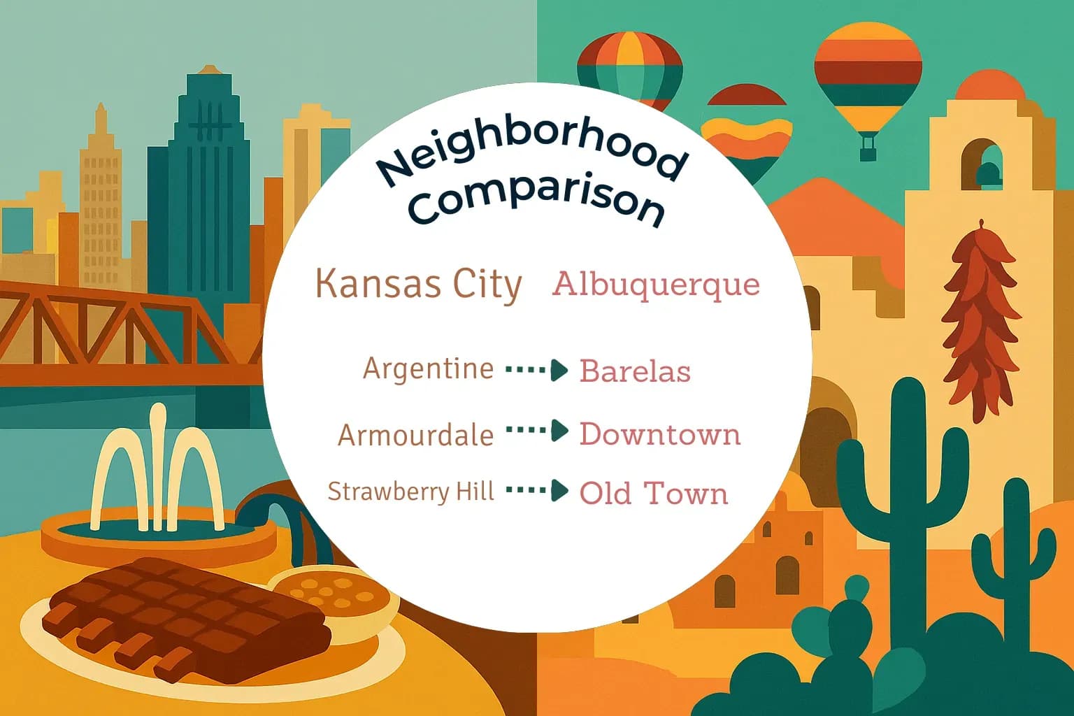 Kansas City vs Albuquerque Neighborhood Comparison