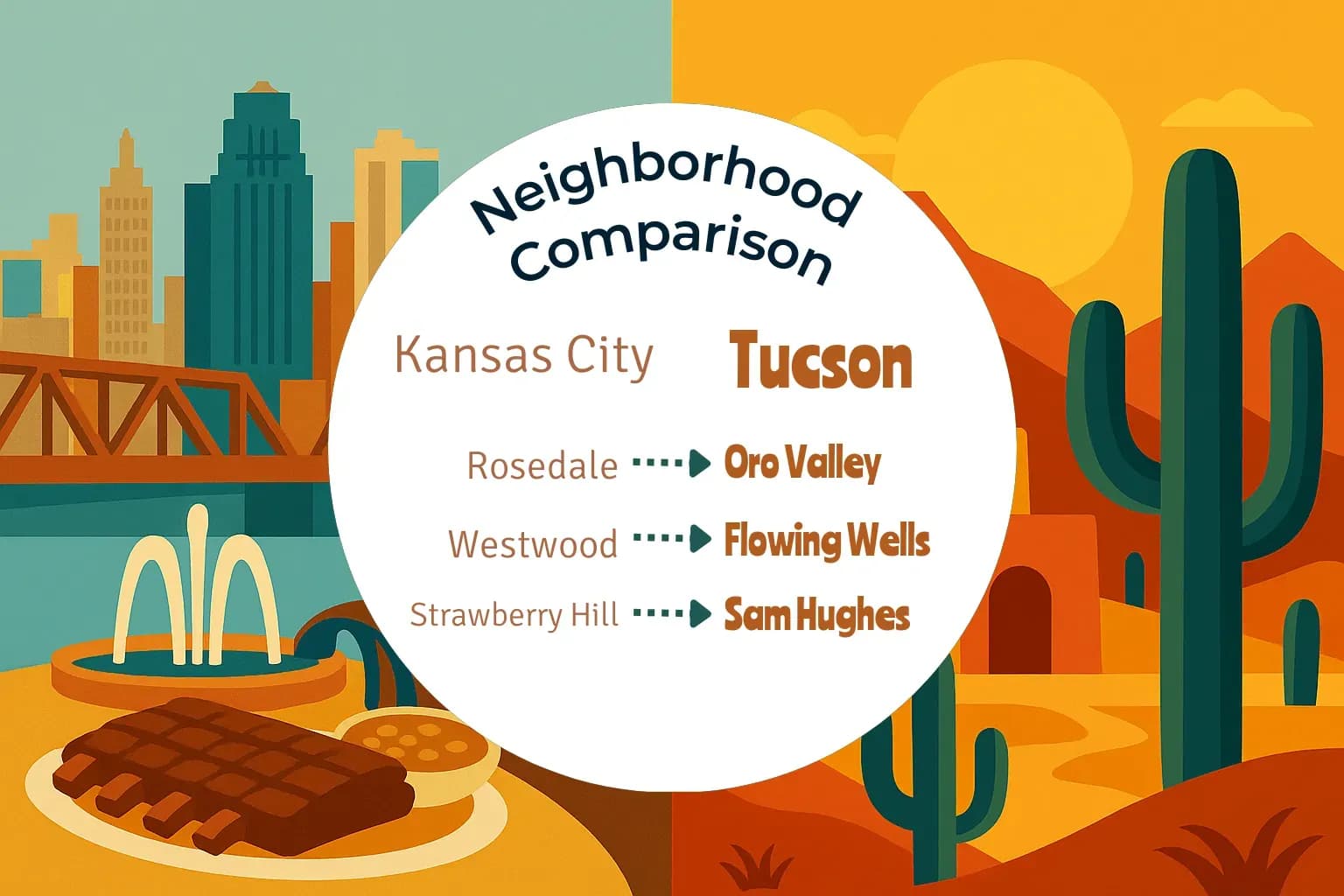 Kansas City vs Tucson Neighborhood Comparison
