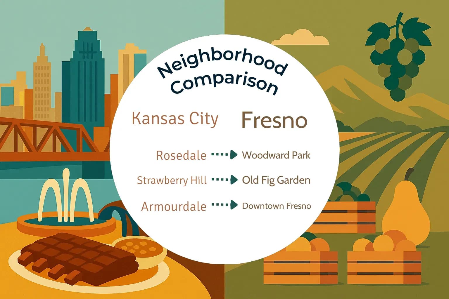 Kansas City vs Fresno Neighborhood Comparison