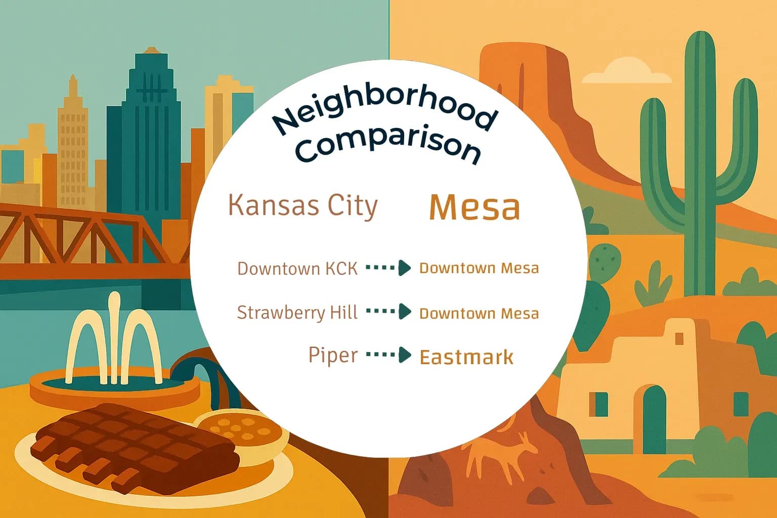 Kansas City vs Mesa Neighborhood Comparison
