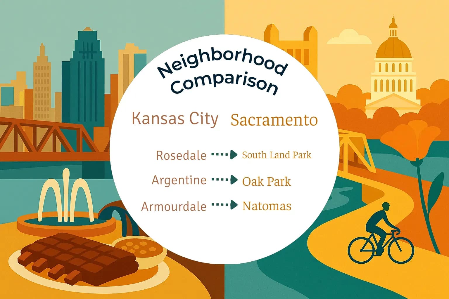 Kansas City vs Sacramento Neighborhood Comparison