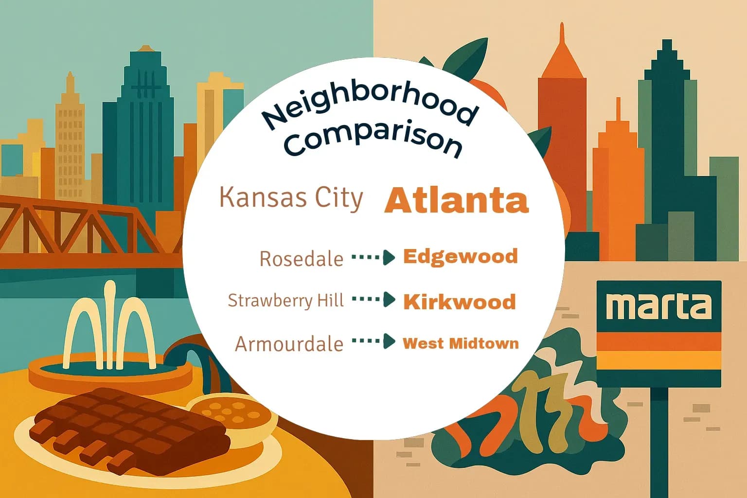 Kansas City vs Atlanta Neighborhood Comparison