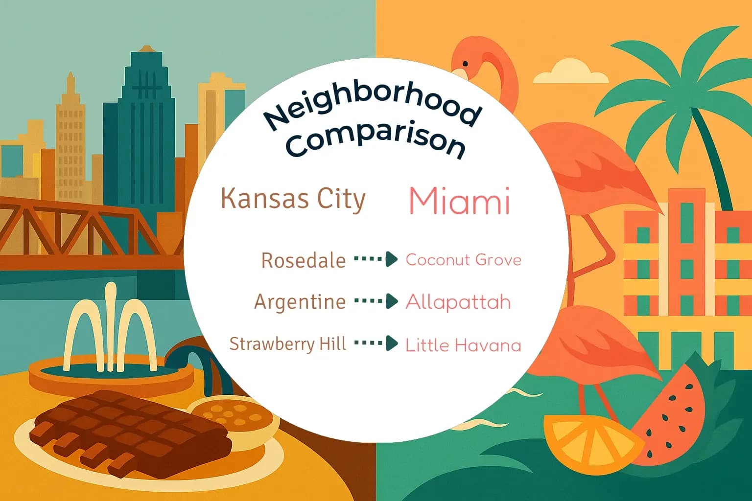 Kansas City vs Miami Neighborhood Comparison
