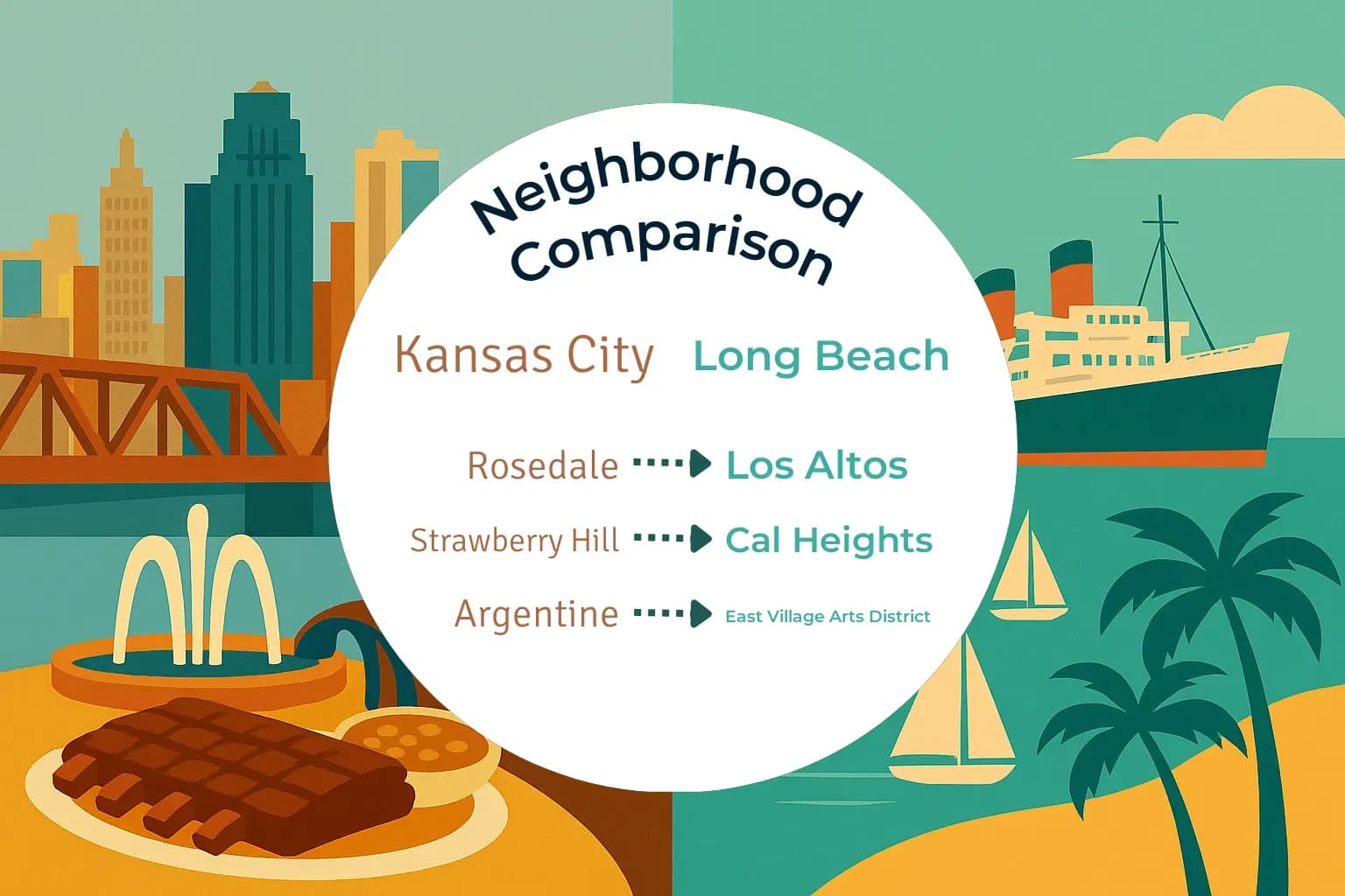 Kansas City vs Long Beach Neighborhood Comparison