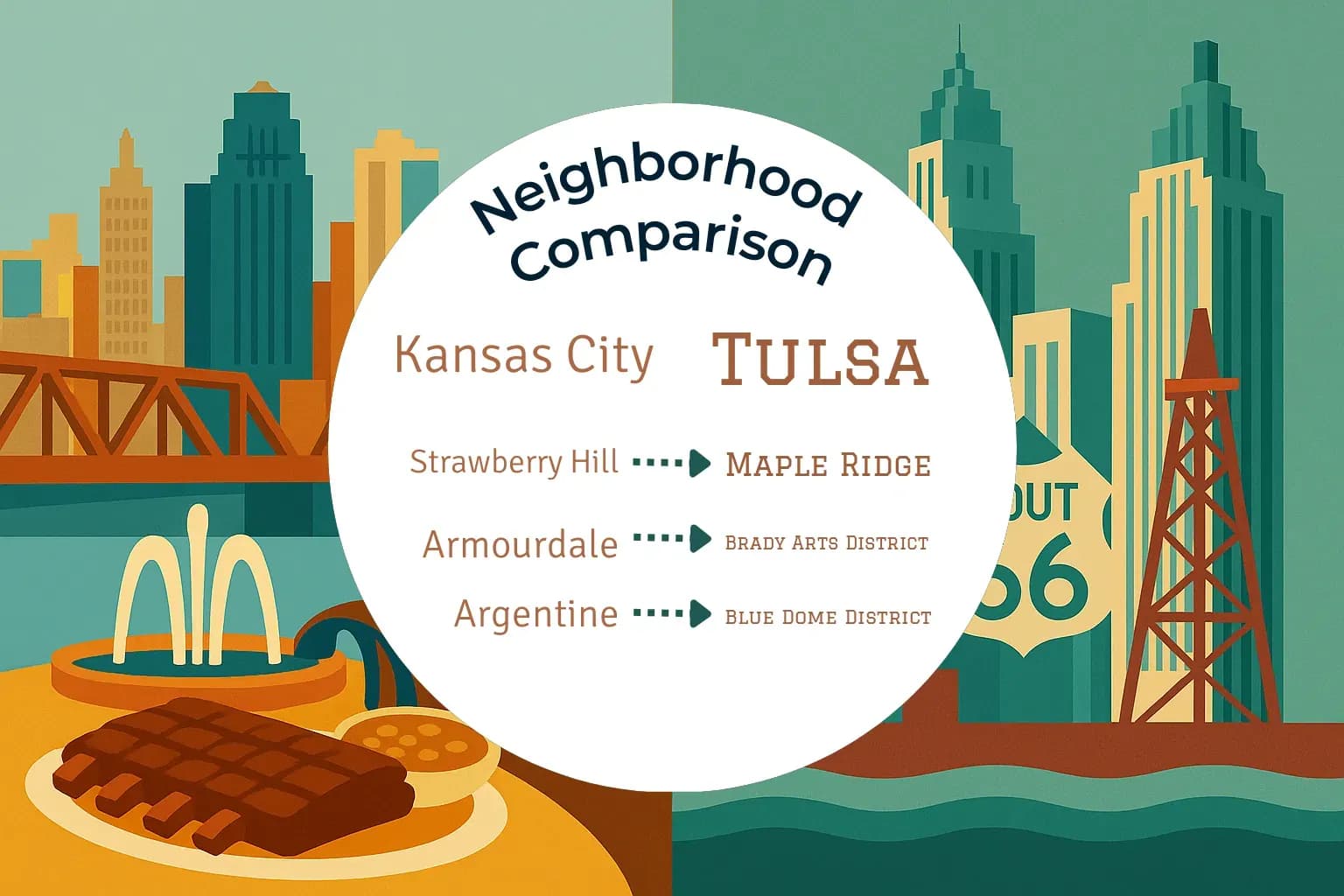 Kansas City vs Tulsa Neighborhood Comparison