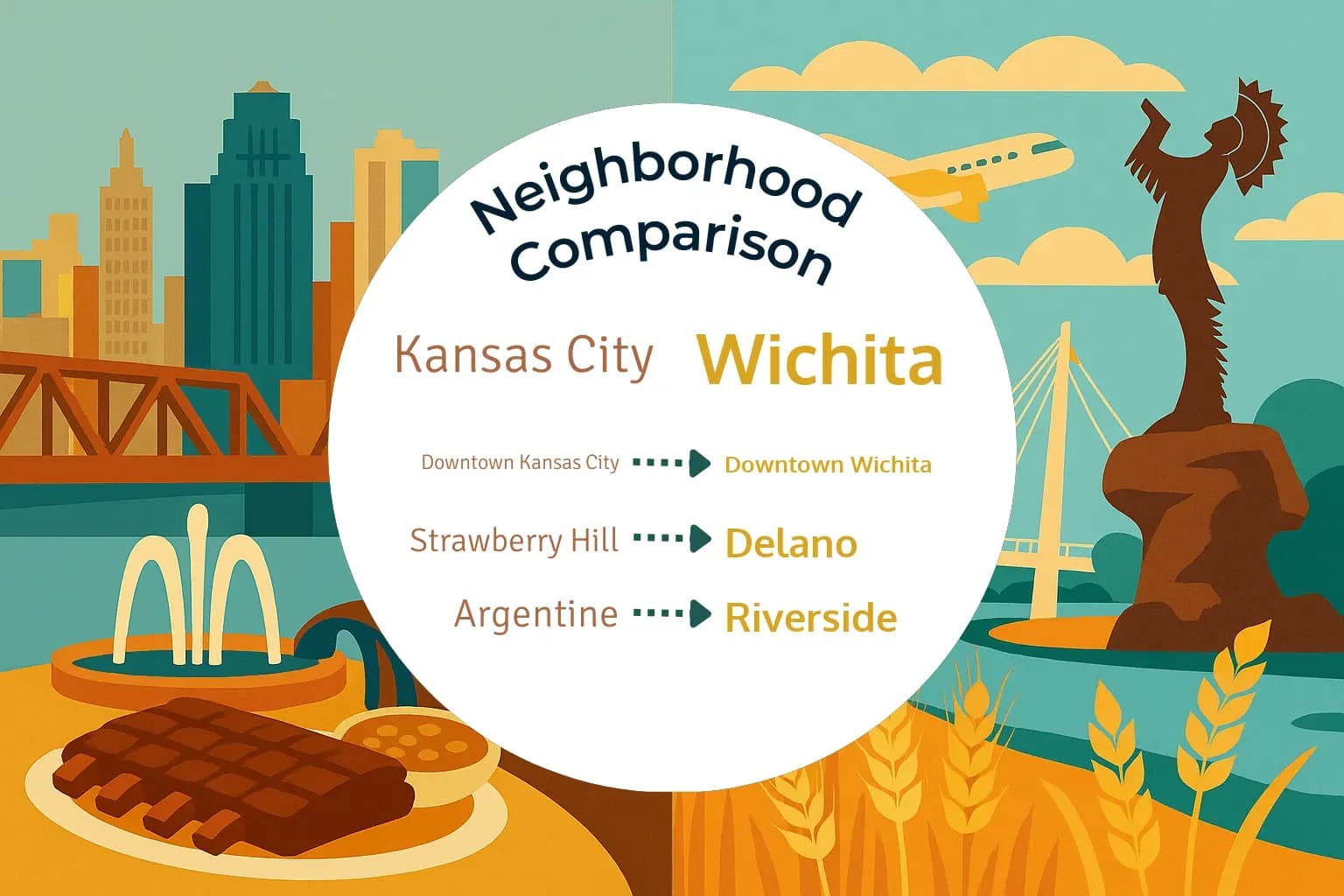 Kansas City vs Wichita Neighborhood Comparison