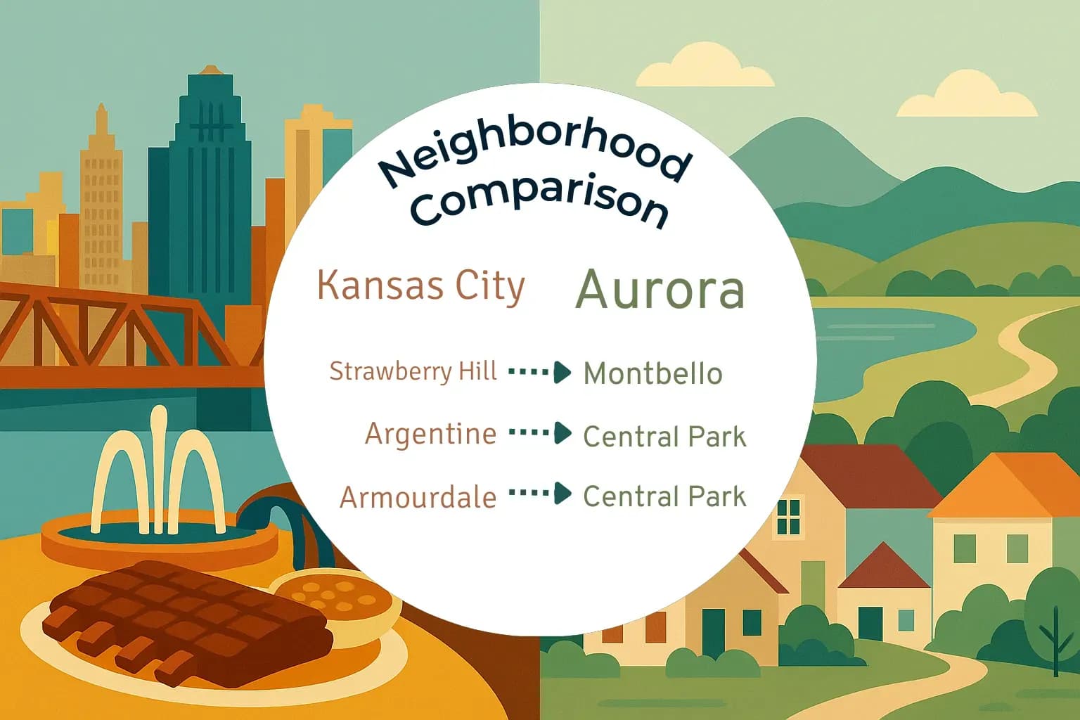 Kansas City vs Aurora Neighborhood Comparison