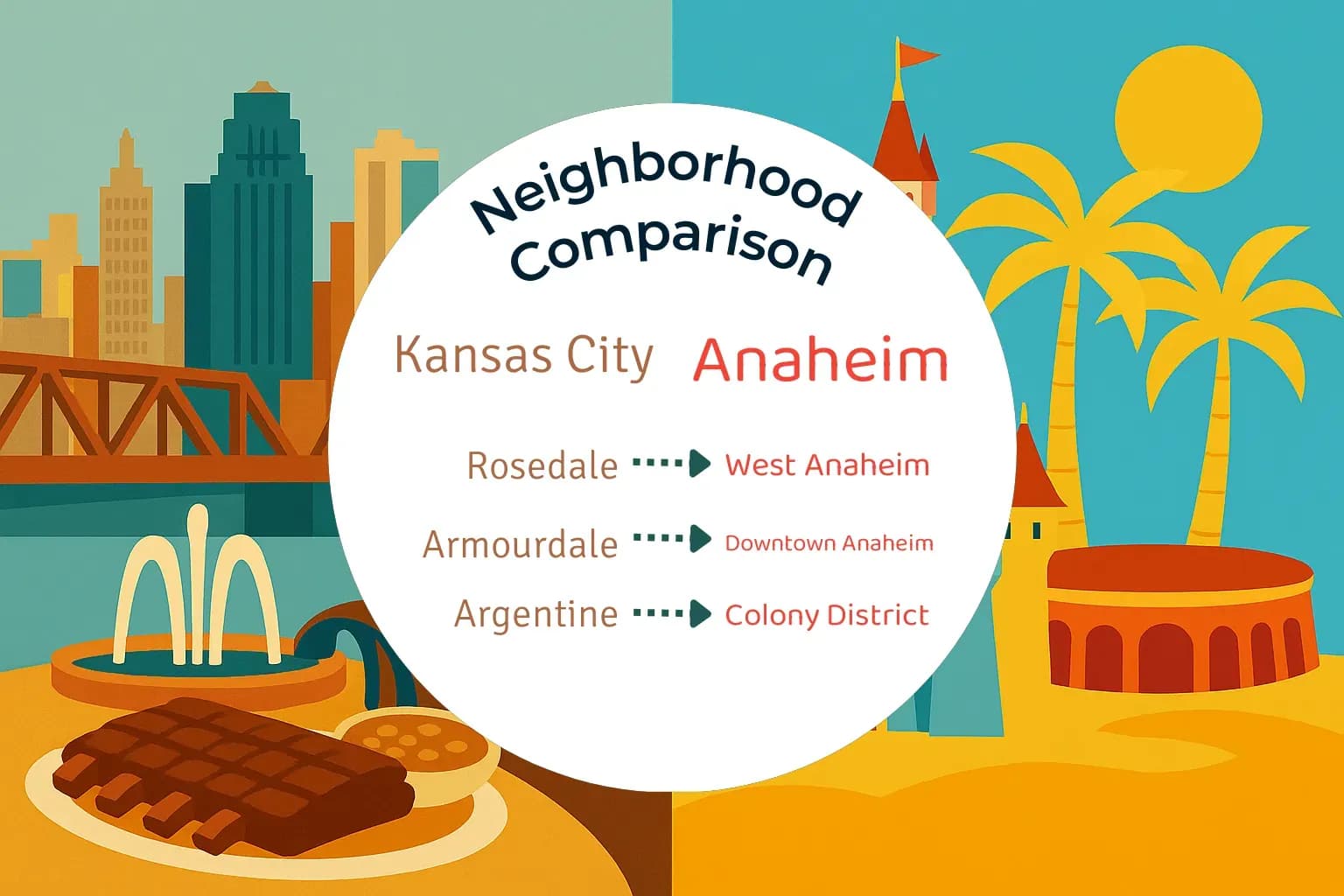 Kansas City vs Anaheim Neighborhood Comparison