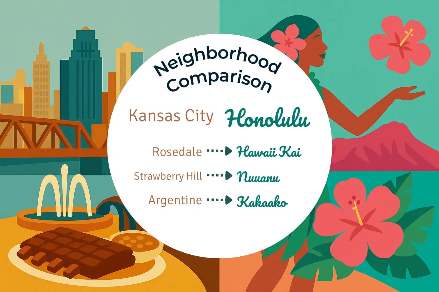 Kansas City vs Honolulu Neighborhood Comparison